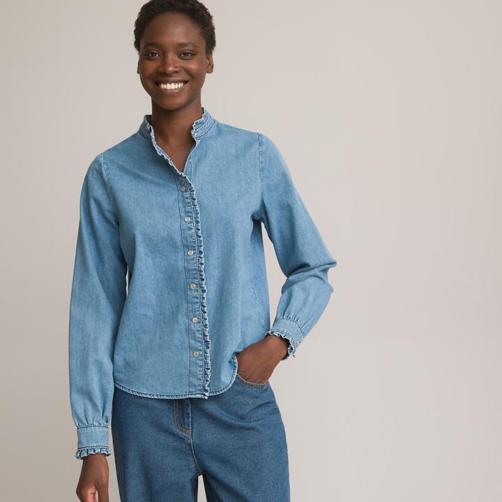 Image du produit La Redoute Collections Blouse en jean à manches longues (44)