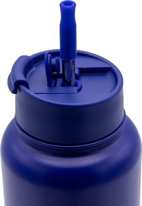 Actual product image Tembo Tembottle Trisolation Dreifach Isolierte Edelstahlflasche in Dunkelblau 1000ml (1 l)