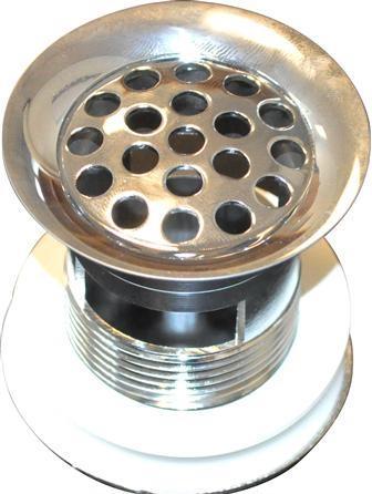 Actual product image Viega Bottom valve 1 1/4 with grate and overflow