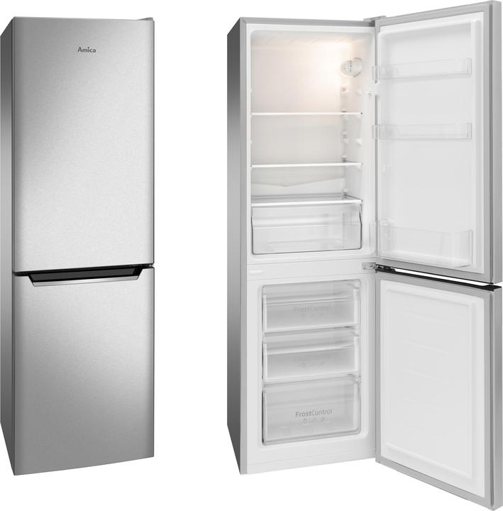 Produktbild Amica Kühlgefrierkombination KGCL 384 155 E BxHxT 47.4 x 144 x 49.5 cm Kühlteil 109 l Gefrierteil 48 (157 l)