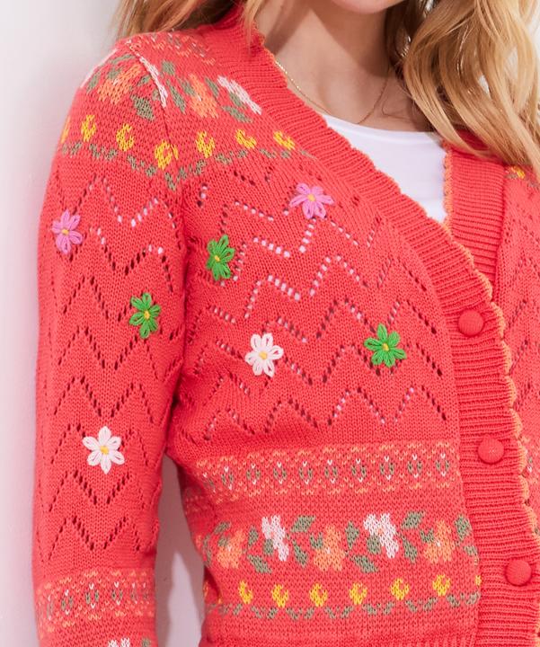 Image du produit Joe Browns V-Neck Floral Cardigan (40)