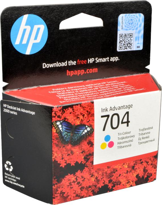 Produktbild HP 704 - Farbe (Cyan, Magenta, Gelb) - Original (M, C, Y)