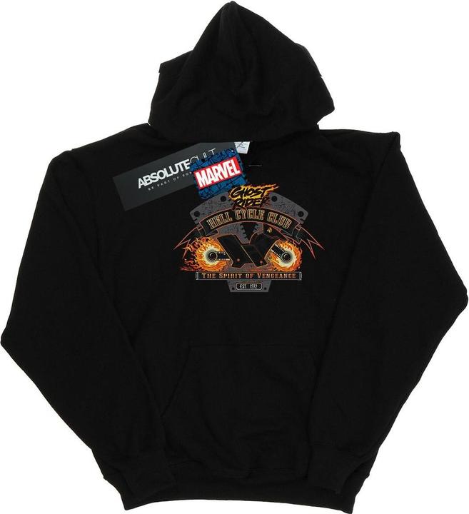 Image du produit - Sweat à capuche GHOST RIDER HELL CYCLE CLUB - Homme (XXL)