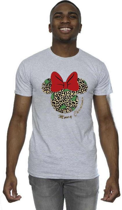 Image du produit Disney - T-shirt MINNIE MOUSE LEOPARD CHRISTMAS - Homme (XL)