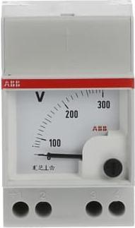 Actual product image ABB VLM1-300 Moving Iron Meter 300VAC 4W analogue display