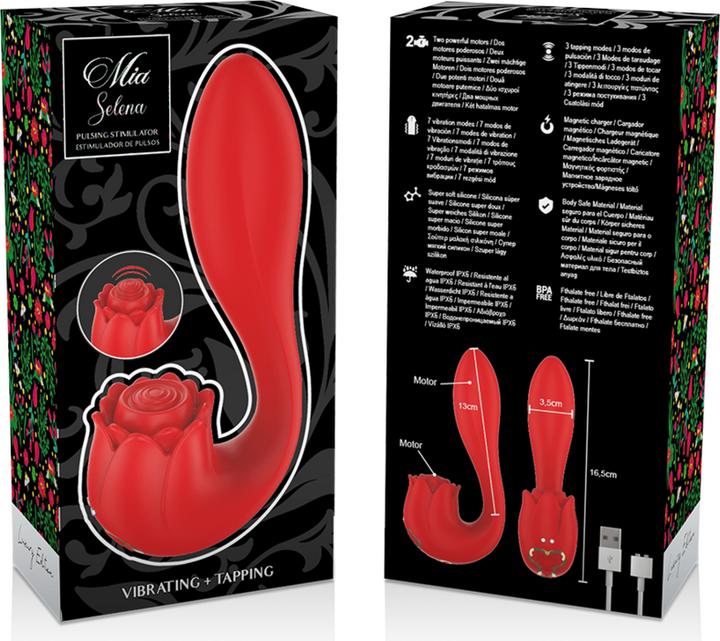 Produktbild Mia Selena Stimulator Vibrieren + Klappen Rot