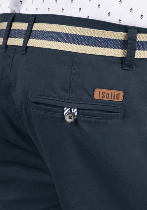 Immagine prodotto Solid Monty Pantaloncini Chino Shorts Panno Corti Da Uomo con cintura elasticizzato Regular- Fit (M)