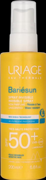 Actual product image Uriage Sun SPF50 Light Spray FF 200ml (Sun spray, SPF 50, 200 ml, 200 g)