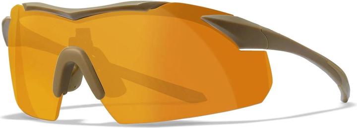Produktbild Wiley X WX VAPOR 2.5 Shields: grey/clear/light Rust, Frame: matte tan (Matte Tan, Anthrazit, Klar)