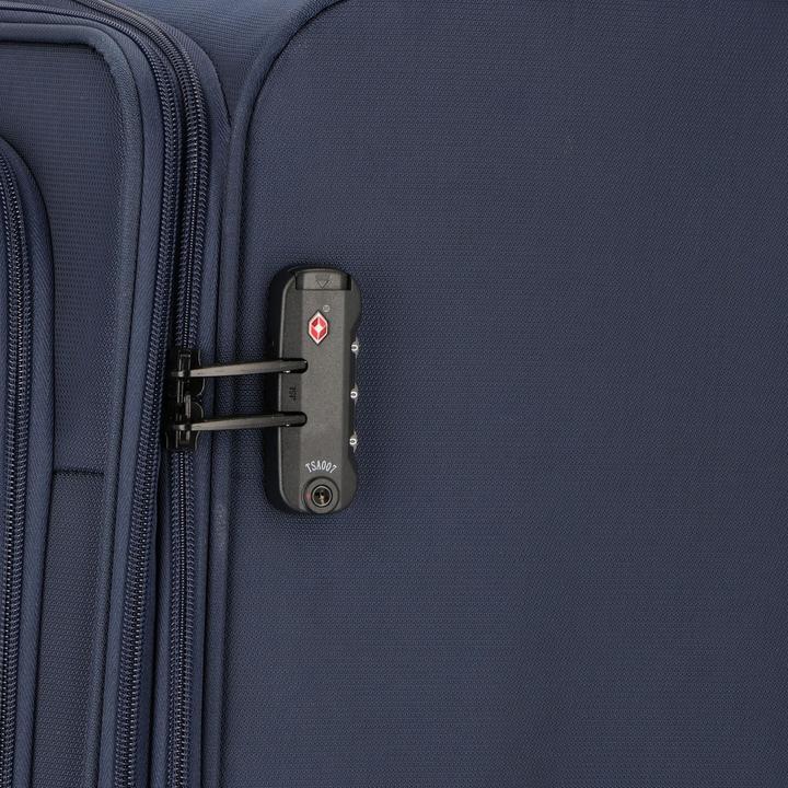 Produktbild D&N Travel Line 9704 4 Rollen Trolley L 78 cm mit Dehnfalte (107 l, L (90 - 115l))