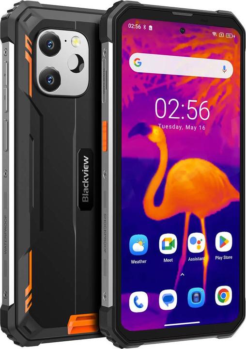 Produktbild Blackview BV8900 (256 GB, Orange, 6.50", Dual SIM, 64 Mpx, 4G)