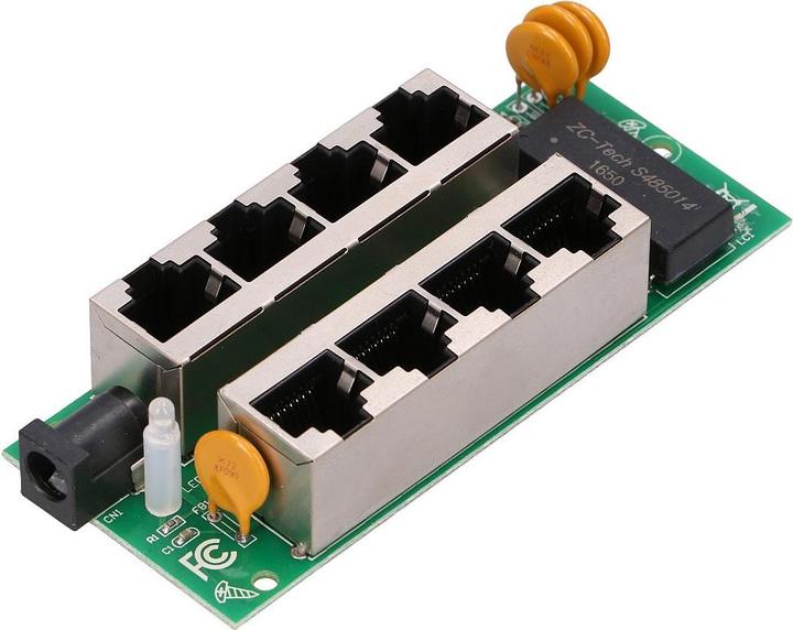 Produktbild Extralink POE INJECTOR 4 PORT GIGABIT - - 4-Port Gigabit Ethernet (802.3at (PoE+), 48 W)