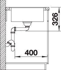 Actual product image Blanco Metra 5 S-F (49 cm, 85 cm)