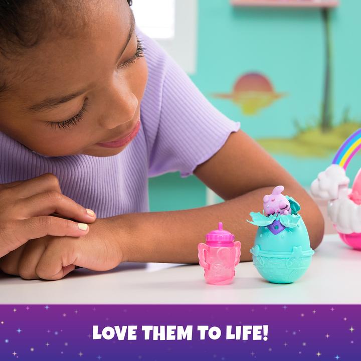 Produktbild Hatchimals EGG COL Hatch Neon Rainbow Basket GML