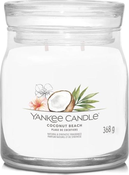 Immagine prodotto Yankee Candle Candela profumata in barattolo medio Coconut Beach Signature