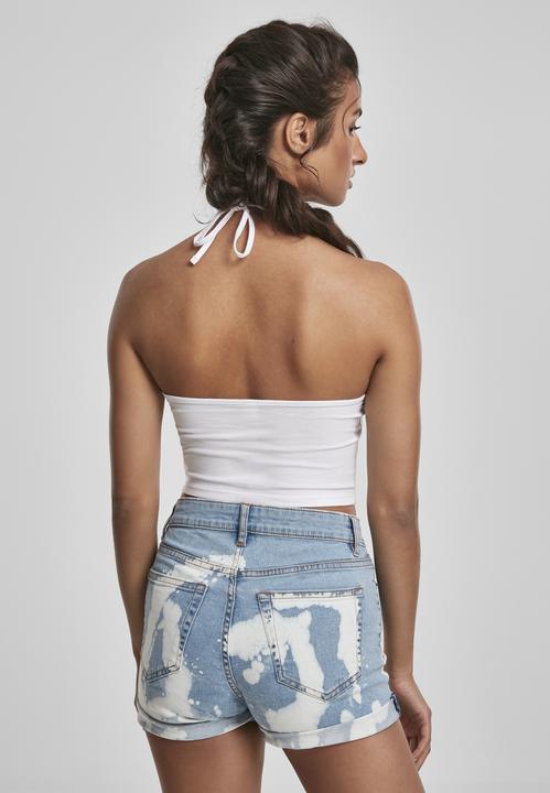 Produktbild Urban Classics Ladies Cropped Neckholder Top 2-Pack (XS)