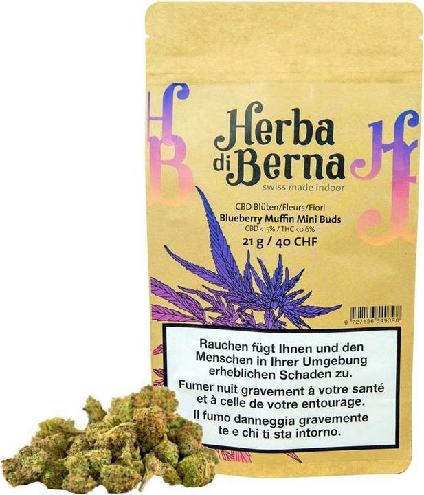 Produktbild Herba di Berna Blueberry Muffin Mini-Buds (21 g, Indoor)