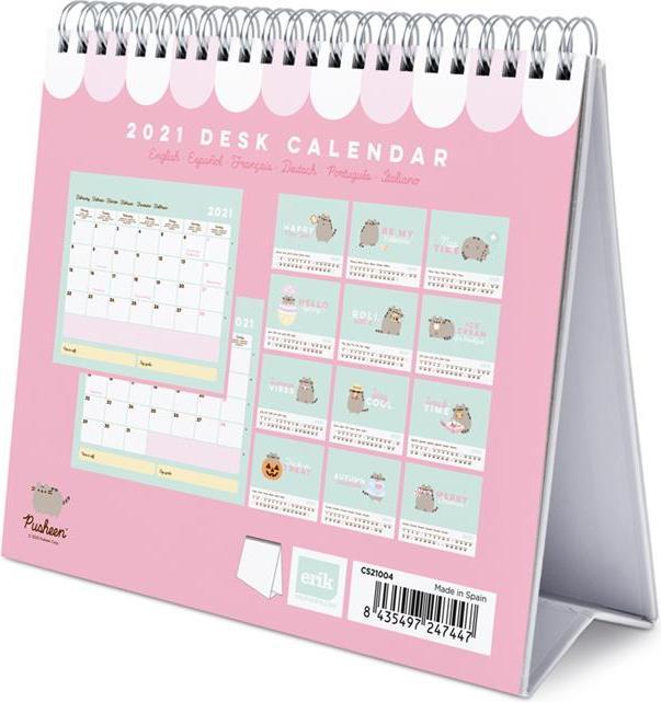 Produktbild Pusheen Tischkalender aus der Foodie-Kollektion 2021 (17 x 20 cm)