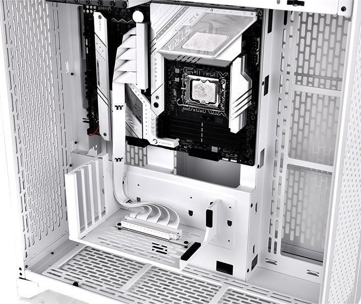 Produktbild Thermaltake TT PCI-E 4.0 Dual 90 Degree Riser Cable 40cm white