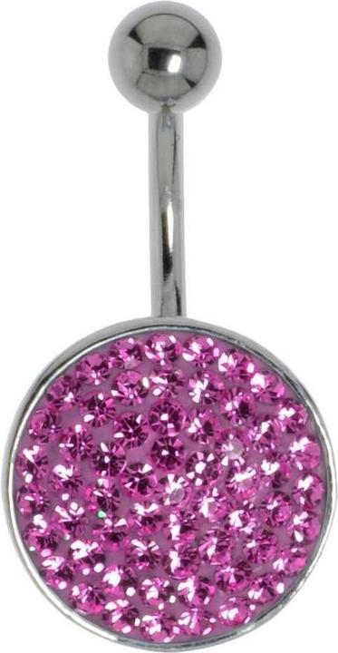 Actual product image Bijouteria Bellypiercing (Stainless steel, Brass, Crystal)