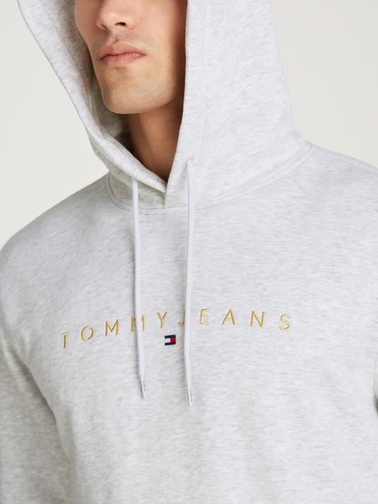 Produktbild Tommy Hilfiger Tommy Jeans Regular Heren Hoodie - Grijs - Maat S (S)