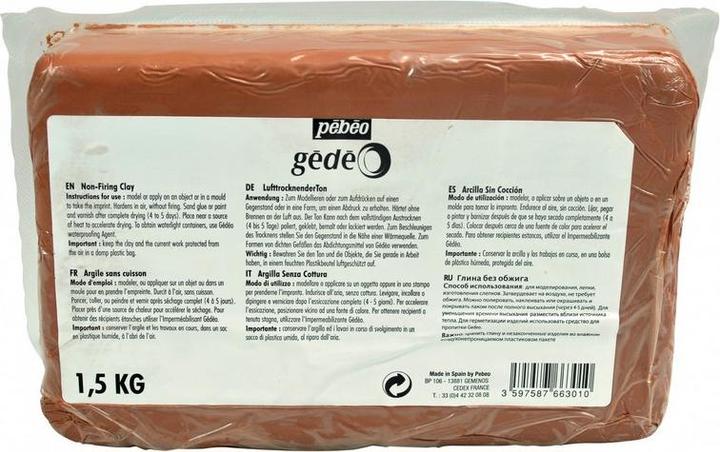 Productafbeelding Pebeo Luchtdrogende klei (Rood)