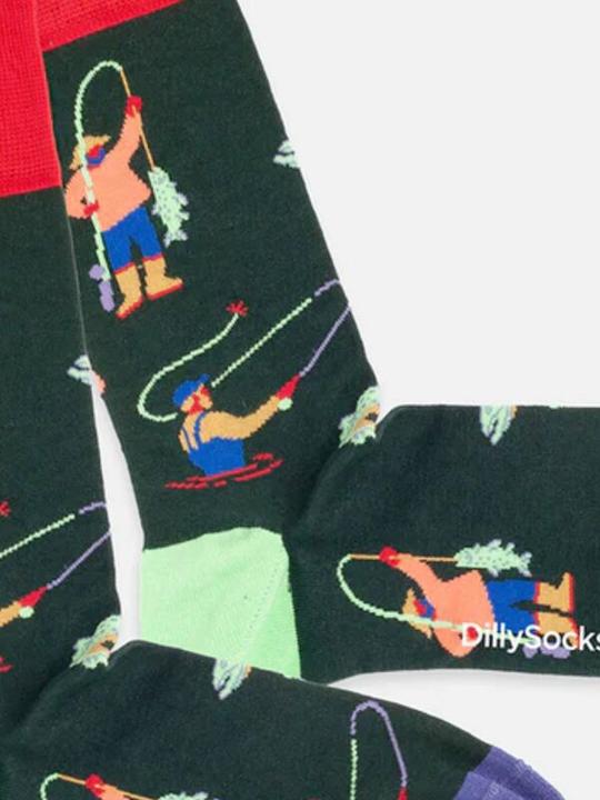 Immagine prodotto DillySocks Canna da pesca (Confezione singola, 41 - 46)