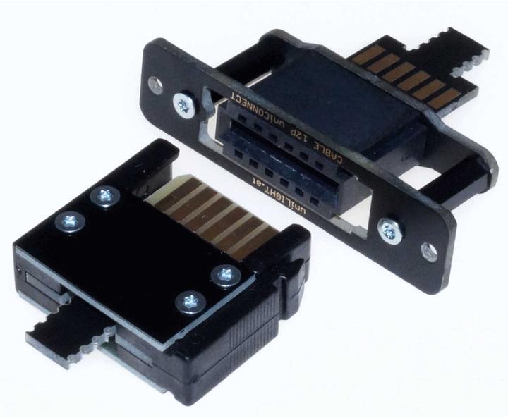 Actual product image Unilight cable connector cable with 6 primary en poles for 2 servos, kit, 2pcs