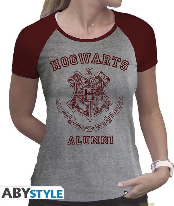Produktbild ABYstyle HARRY POTTER - Tshirt Alumni woman SS grey red - premium (XL)