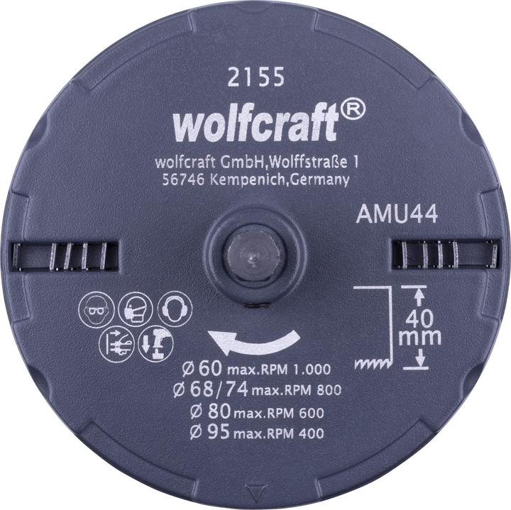 Produktbild wolfcraft wolfcraft 1 Super-Lochsägen-Set ø60,68,74,80,95mm (10 mm)