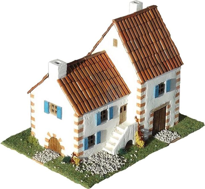 Produktbild Block Cuit. 3D Keramik-Modelbausatz -Typisches Haus aus der Tschechische Rep. (26 x 13 x 22 cm)