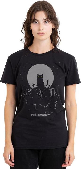 Immagine prodotto Pet Sematary Cat With Tombstones Maglietta Adulto Unisex (L)
