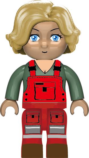 Image du produit Kiddicraft KIDDIZ Pack de figurines de l'équipe de construction