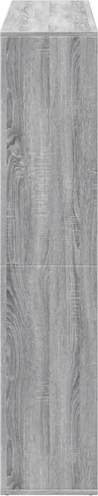 Produktbild VidaXL Bücherregal Raumteiler Wandregal Standregal Raumtrenner Regal Grau Sonoma (137.5 x 29 x 137.5 cm)