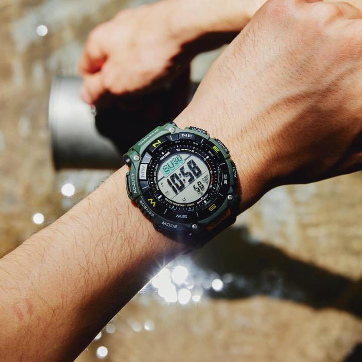 Actual product image Casio Pro-Trek - PRG-340-3ER (Digital watch, 52 mm)
