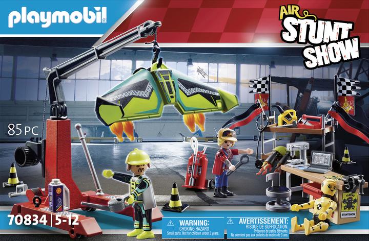 Actual product image Playmobil 70834 Air Stuntshow Service Station (70834, Playmobil stunt show)