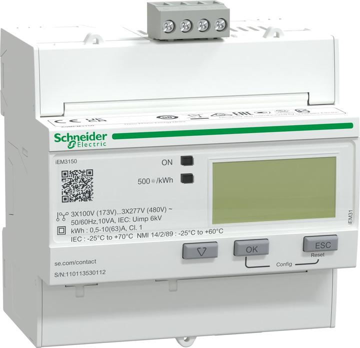 Produktbild Schneider Electric Acti9 iEM3100 Energy Meter Modbus