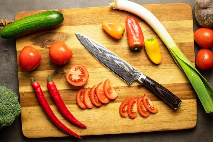 Actual product image Zeuß Damascus knife 32cm (20 cm)