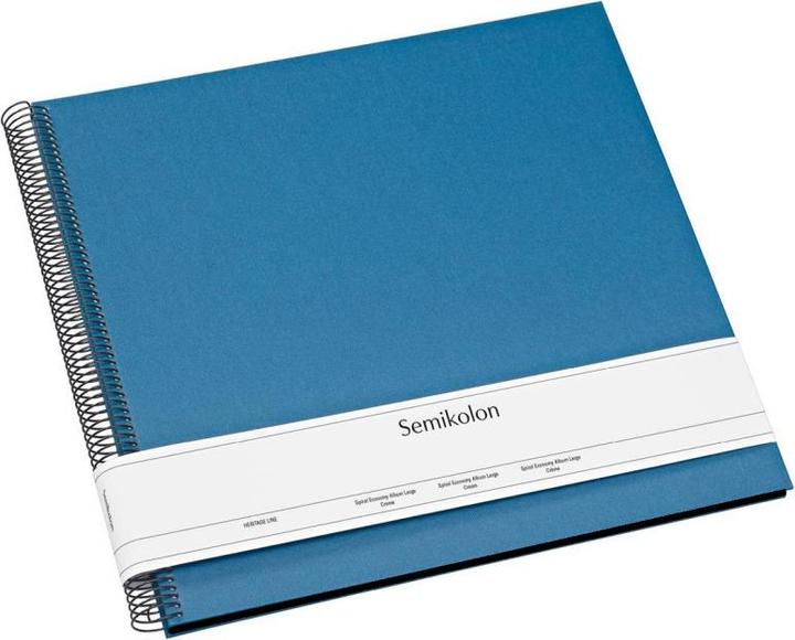 Image du produit Semikolon Album photo 34.5 x 33.2 cm bleu, 50 noir (10 x 15 cm, 13 x 18 cm, 9 x 13 cm)