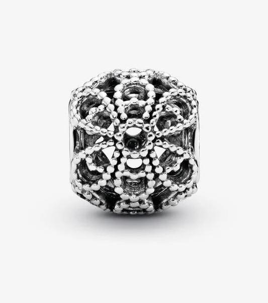 Image du produit Pandora Charm Fleur ajouré perlé (Argent)