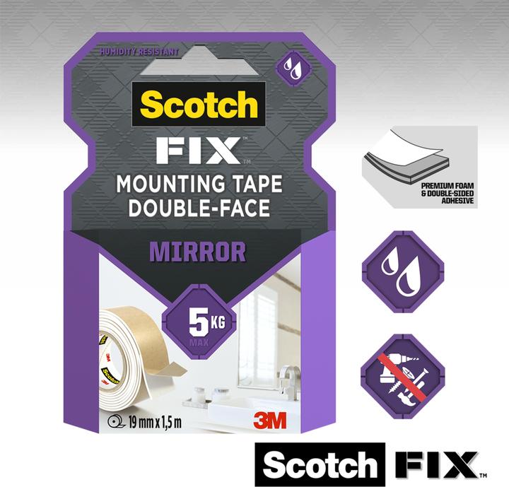 Actual product image 3M Scotch mounting tape (19 mm)