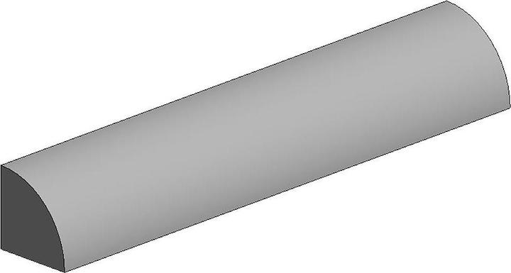 Immagine prodotto Aztek 35cm quarto di giro, P-Styrene opaco 2.5mm (3 pezzi)