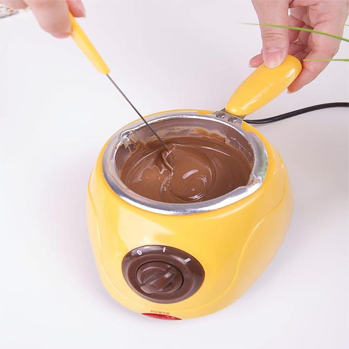 Image du produit Zerodis Fondoir à chocolat, Rose (Fondue au chocolat)