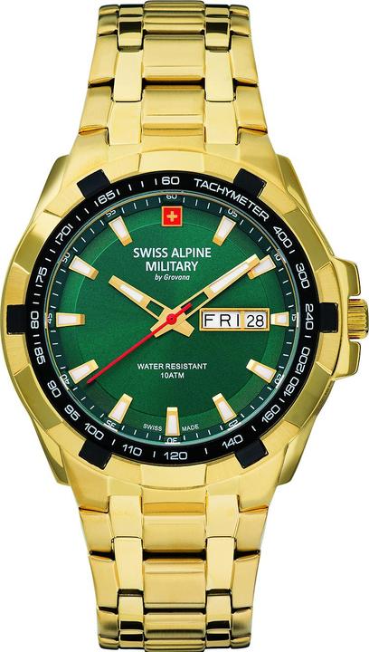 Produktbild Swiss Alpine Military 7043.1114 Day-Date 42mm 10ATM (Analoguhr, 42 mm)