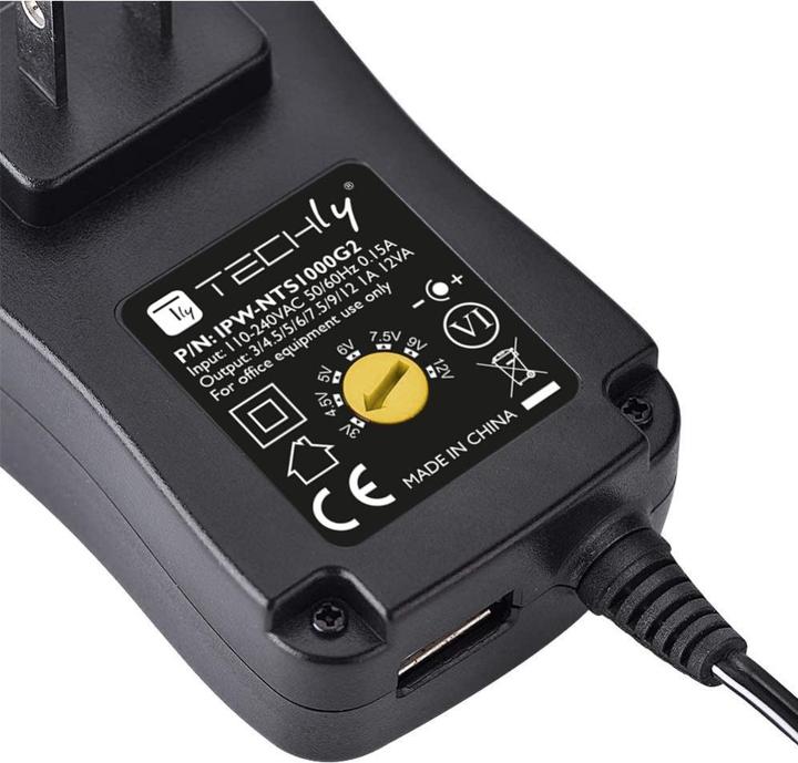 Produktbild Techly Universal 12W AC/DC Power Supply
