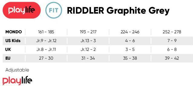 Image du produit Powerslide PLAYLIFE KIDS SKATES Riddler Graphite Grey 35-38 (35)