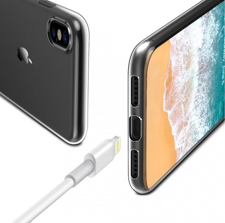 Image du produit Screenguard Apple iPhone X Étui souple en TPU transparent (Apple iPhone X)