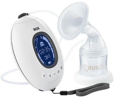 Actual product image NUK Nature Sense electric breast pump with battery and LCD display
