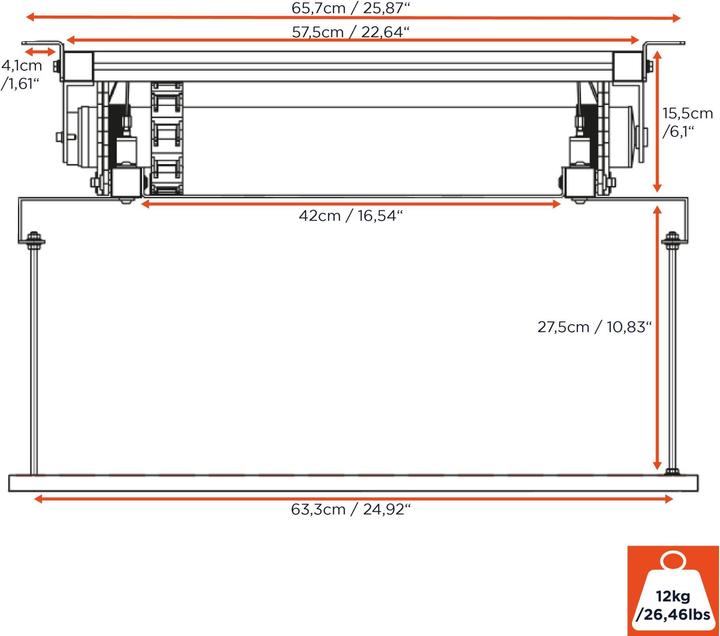 Produktbild Celexon Deckenlift PL-1000 Plus (Decke)