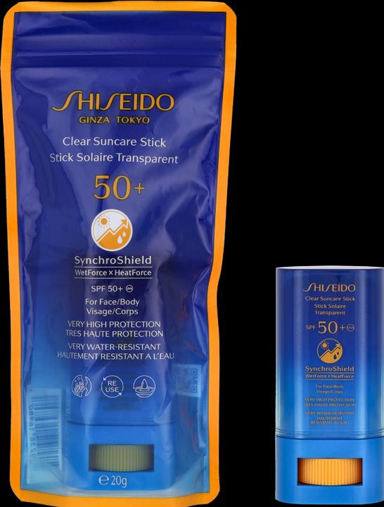 Produktbild Shiseido Clear Suncare Stick (Sonnenspray, SPF 50+, 20 g)